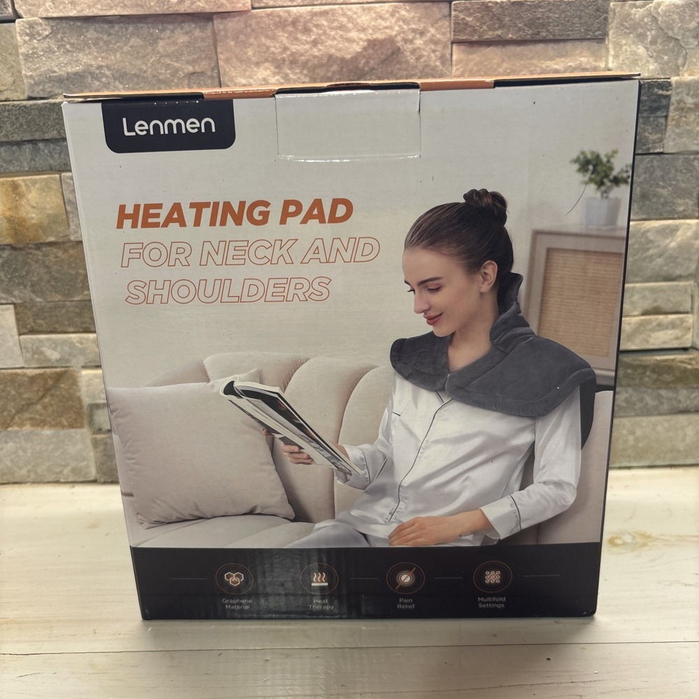 Electric Heating Pad Fast Heating‎ Neck Shoulders Soft Wrap Cushion